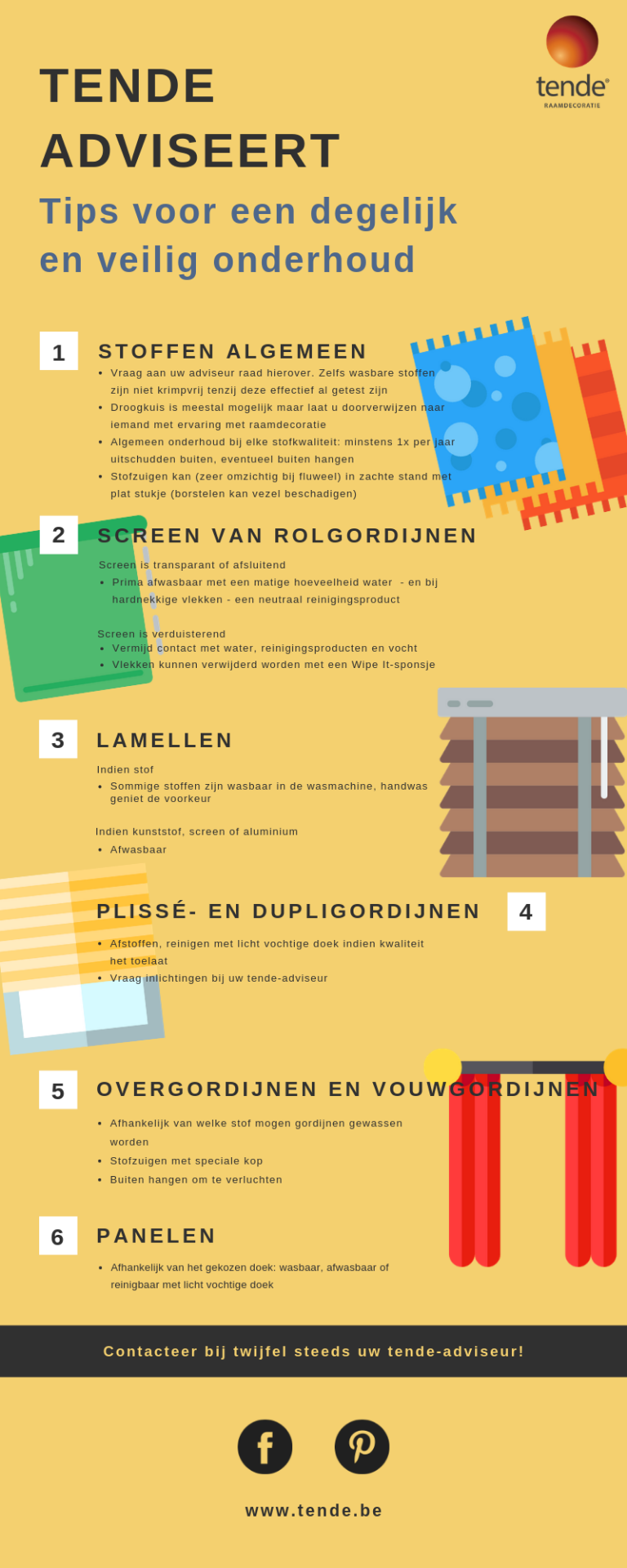 Tende adviseert: tips per productgroep voor een degelijk en veilig onderhoud Tende Group Blog